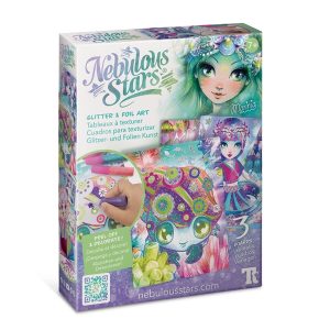 Nebulous Stars Glitter and Foil Art Marinia