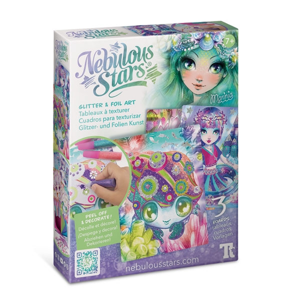 Nebulous Stars Glitter and Foil Art Marinia