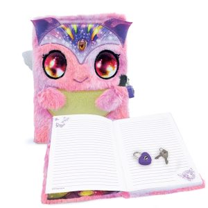 Nebulous Stars Lumina Fuzzy Secret Diary with Lock