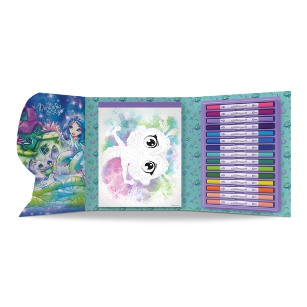 Nebulous Stars Colour By Number Book Nenuphia - Image 2