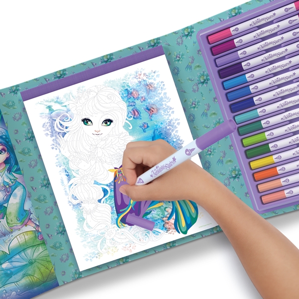 Nebulous Stars Colour By Number Book Nenuphia - Image 3