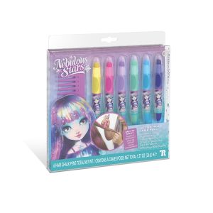 Glitter Hair Chalk Pens Set of 6
