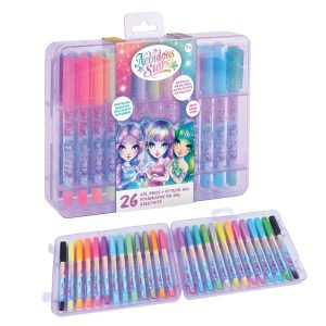 Nebulous Stars 26-Pack Gel Pens Set - Glitter, Metallic & Neon